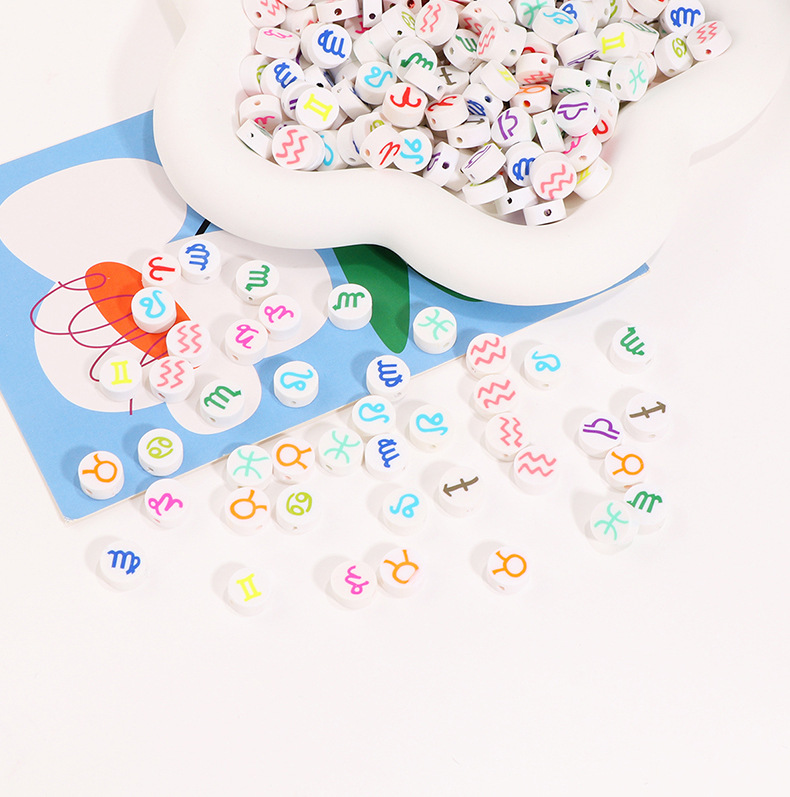 1 Piece Soft Clay Constellation Beads display picture 4