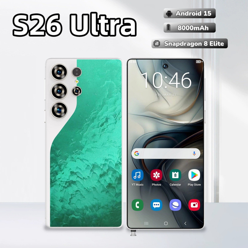 S26Ultra Popular Cross-Border 7.3inch Hd Android Smartphone Full Network 4g Dropshipping