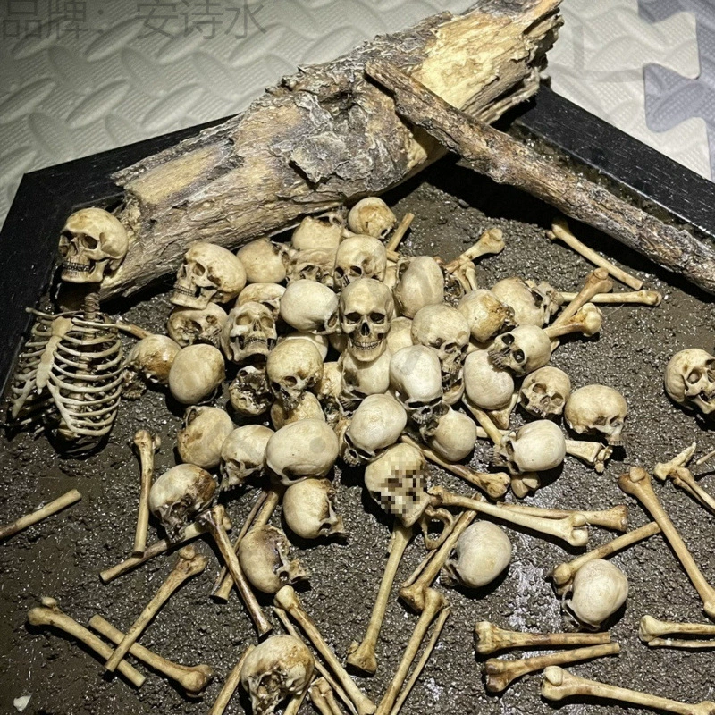 骷髅头骷髅骨架7寸手办模型兵人场景地台3d打印配件diy