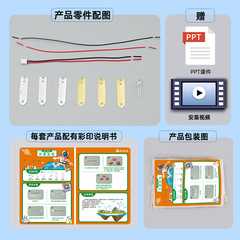 Fruit battery science small production fruit power generation science and education experimental toys handmade diy primary and secondary school students material package
