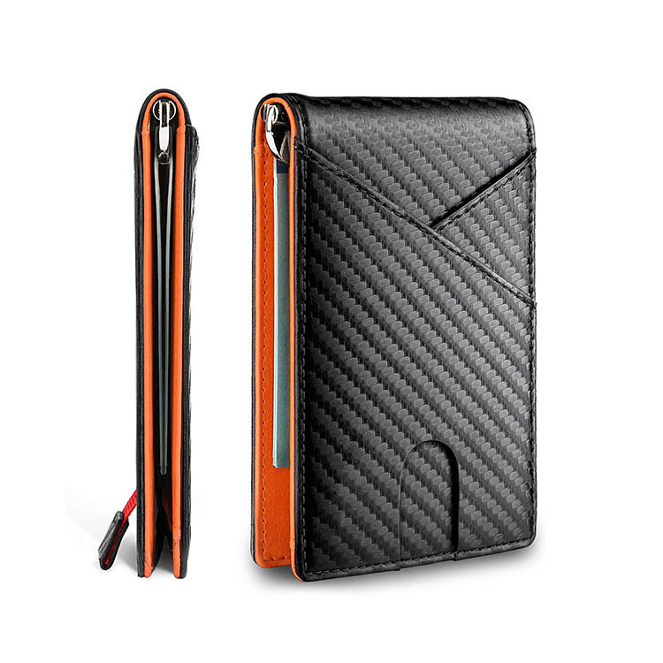 Pull-Leder-Geldbörse, Herren-Clip-Clip Contrast-2.webp