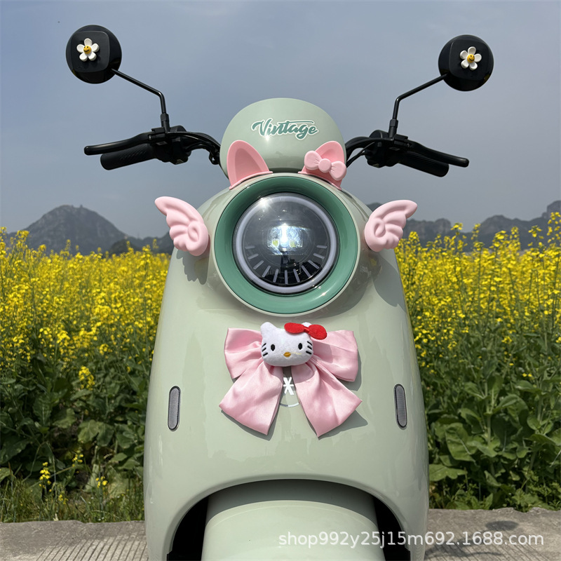 Tailg Accessories Electric Vehicle Decoration Accessories 2025 Niu Electric Car Modification Helmet Stickers Emma Metaverse