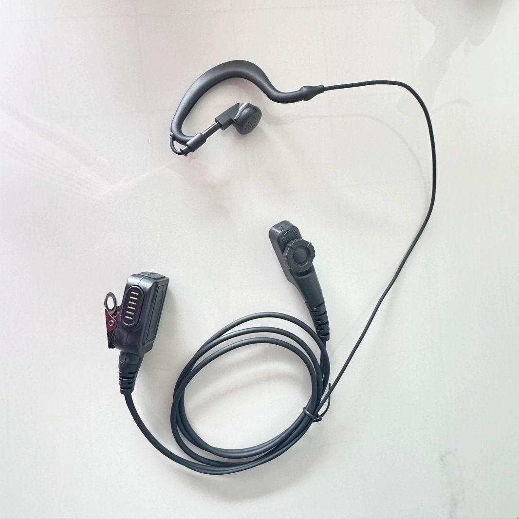 (2개) L2P 무전기 헤드셋 이어훅 헤드셋 케이블에 적합