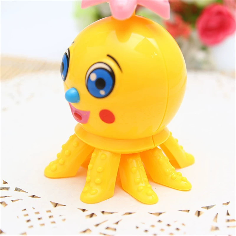 Заводная забавная игрушка-мультяшка, осьминог