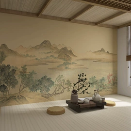 墙布;护墙板;墙纸、壁纸