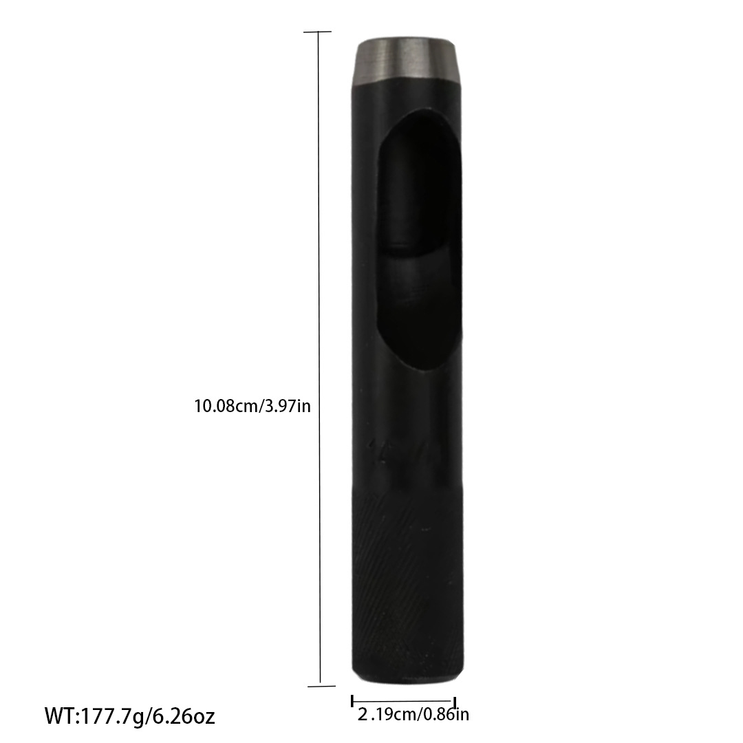 Cinturón negro de perforación manual de trabajo de cuero herramienta de perforación alemán punzonadora punzonado redondo punzonado suministro directo de fábrica