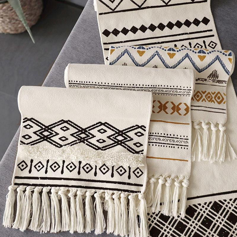 餐桌桌旗北欧简约茶几长条桌布餐边柜桌布茶几桌旗布