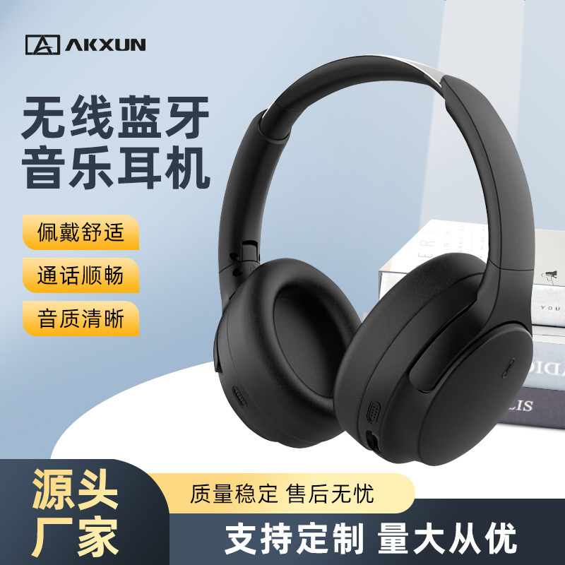 国境を越えた新型の積極的な騒音低減bluetoothイヤホン装着式ANC長航続電力の対外貿易工場イヤホン|undefined