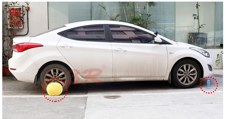 Car front and rear wheel blind spot mirror front small round mirror 360 degree right front wheel mirror multifunctional rear mirror blind spot