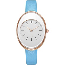 D 20721 Fashion Simple Leather Quartz Watch ��ԼƤ���ֱ�