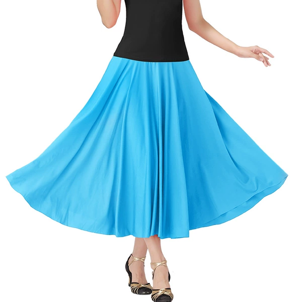 Lake blue midi skirt 75cm long