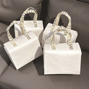 Milk tea takeaway insulation bag custom packaging insulation catering non-woven takeaway bag aluminum foil with glue disposable refrigeration