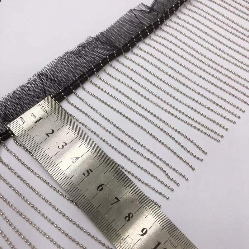 メーカーの現物網紗金属ビーズチェーンのフリンジドリルのチェーンはレースの服装の舞台の服の付属品を必要とします。|undefined