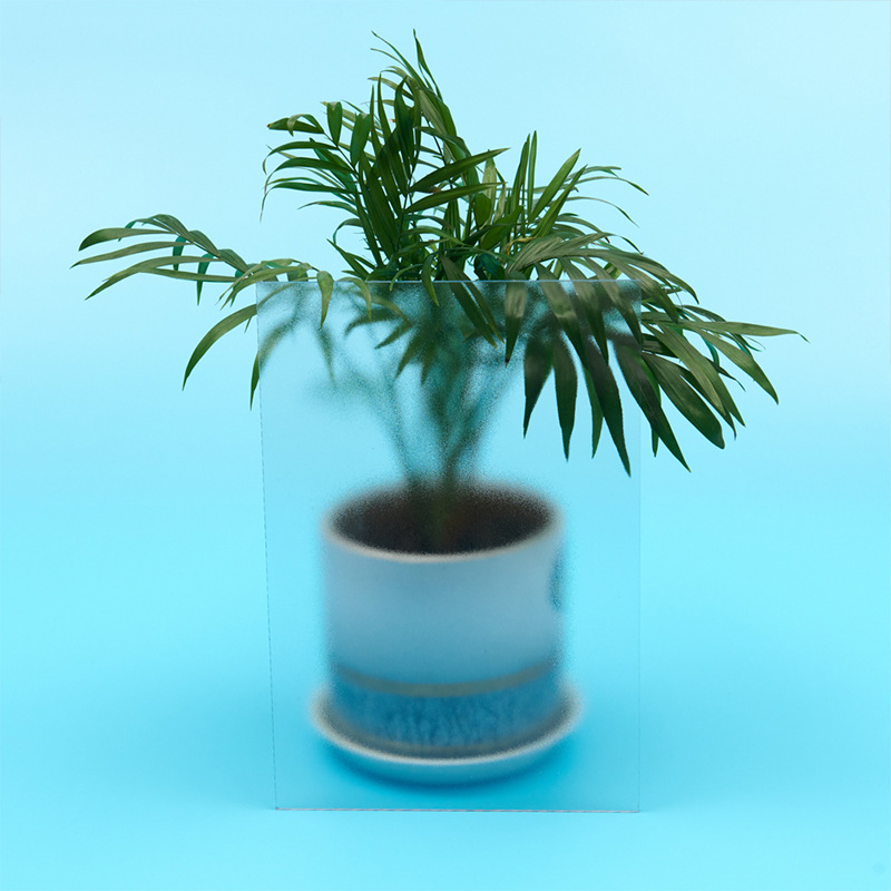 厂家供应高透明有机耐磨磨砂板 印刷加工亚克力板办隔板防护挡板