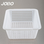 巨博(JOBO) 商用塑料篮子菜篮 周转篮方筛收纳篮 沥水篮