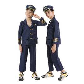 万圣节飞行员服装航天员机长服装警察迷彩工程师医生护士儿童表演