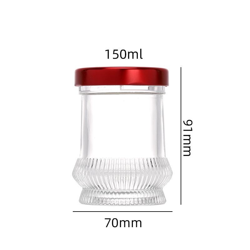 25ml燕窝瓶75ml鲜炖玻璃瓶花胶奶冻分装瓶密封罐带盖燕窝分装瓶