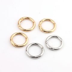 亜鉛合金製スプリングリング、各種サイズのキーホルダー、DIYバッグ、衣料品、アクセサリー、金具部品の卸売