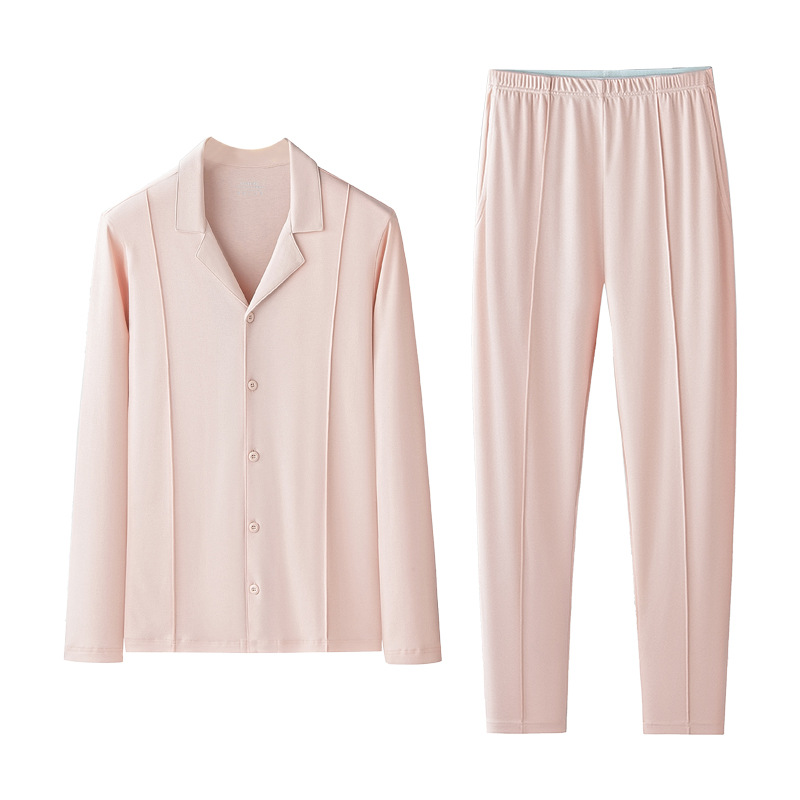 [SMS EXPRESS] bienestar despeje de agua suave seda algodón invierno otoño damas con solapa ropa de hogar puede salir con pijamas