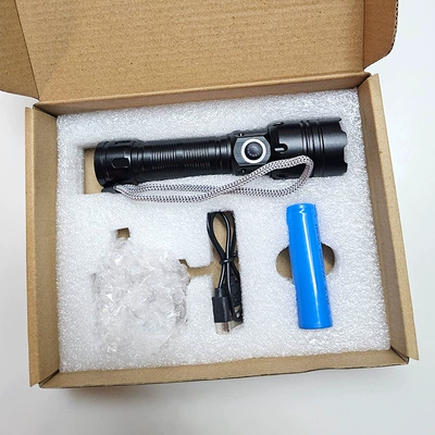 New Uv Lamp with Zoom, 365Nm Purple Light Flashlight for Detecting Cat Fleas, Fluorescent Agents, and Banknotes, Made of Aluminum Alloy, Rechargeable Lighting (UV fənərlər) - 365-purple-light-set-including-1200-mah-battery-charging-cable-folding-box-with-inner-tray