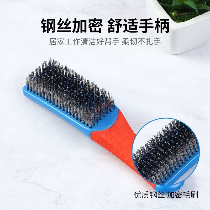 不锈钢钢丝刷文玩刷子金刚核桃菩提打磨抛光多功能清洁刷除漆除锈|undefined
