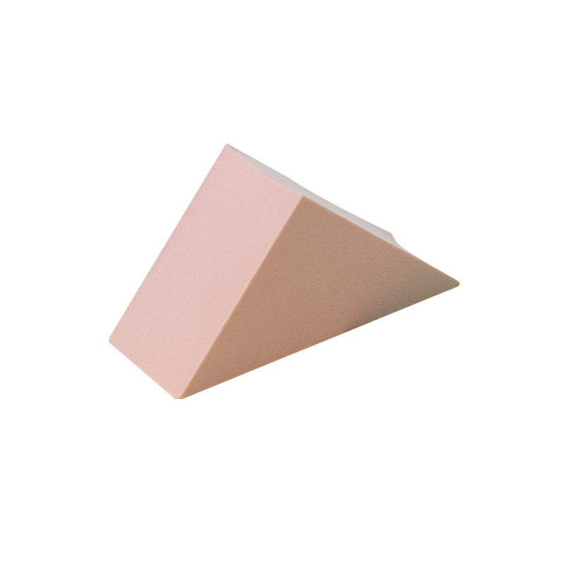 Herramientas especiales de manicuría personalizadas esponja de goma de alta densidad gradiente manicuría blush triángulo esponja