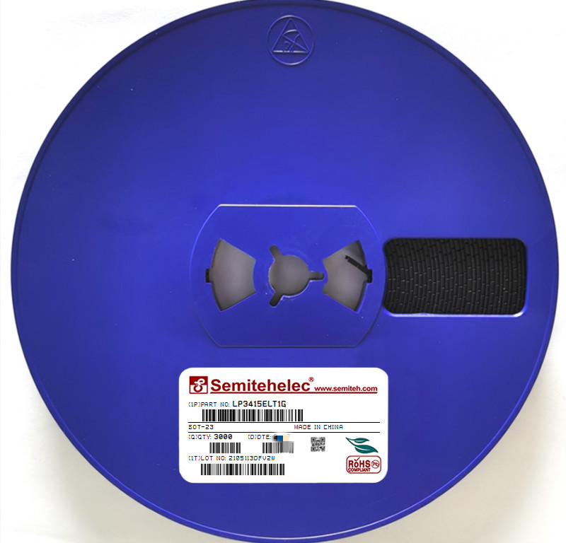LP3415ELT1G 20V P-Channel MOSFET SEMITEH 全新原装正品