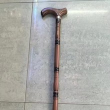 防滑实木老人拐杖手杖老年木质捌杖木头拐棍轻便登山杖拐杖批发