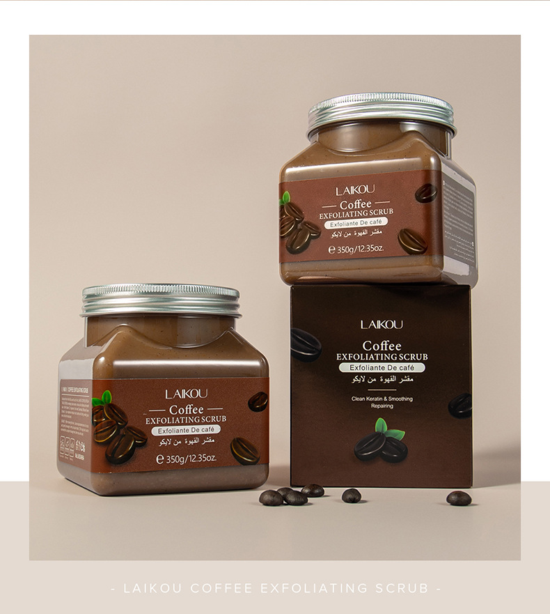 Cross-border Laicome Body Scrub 350g Pore Cleansing and keratin rejuvenation skin care products wholesale manufacturer supply undefined