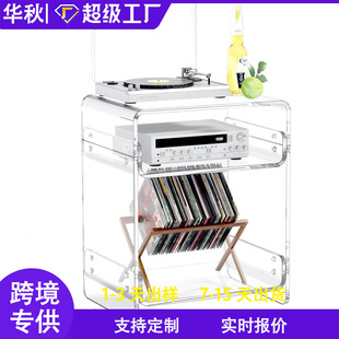 Acrylic Sofa Side Table Coffee Table Living Room Home Removable Light Luxury High-End Creative Storage Bedside Storage Cabinet