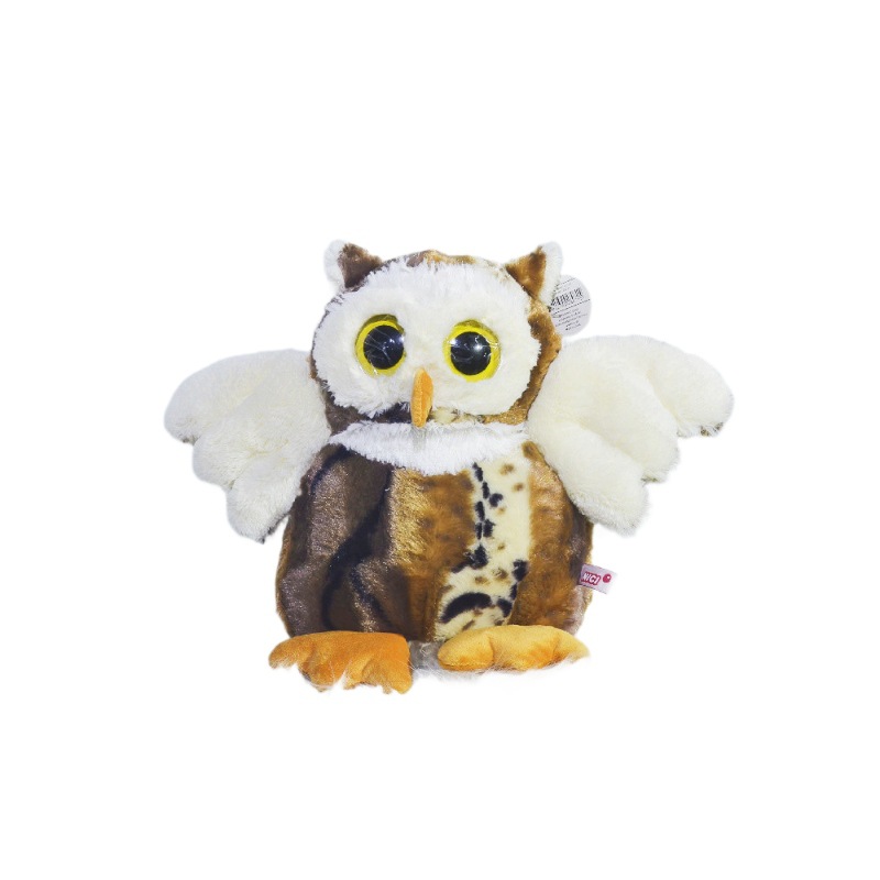Lindo peluche realista de búho, muñeco de alpaca, animal de peluche para niños, almohada, regalo de cumpleaños, venta al por mayor