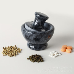 国境を越えた大理石の研磨器のアイデアのキノコの頭はニンニクのすり鉢の花椒の香料をつぶして缶の錠剤をつぶして碗を研究します。