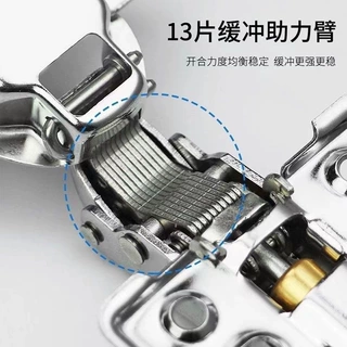 10只装 304不锈钢液压阻尼缓冲铰链橱柜衣柜飞机橱柜门合页弹簧