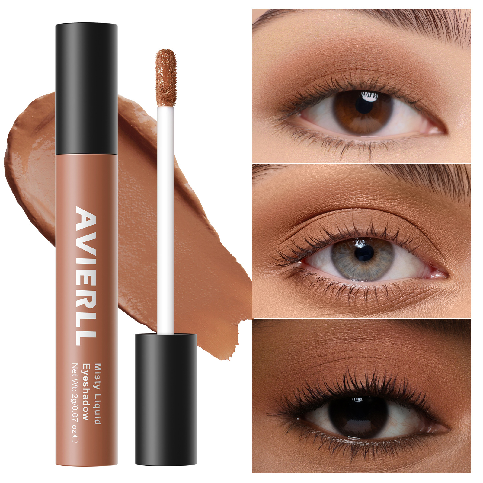 Exclusive for cross-border sales: Matte liquid eyeshadow, 10 colors available, waterproof, long-lasting, not easy to fade, new foreign trade makeup
