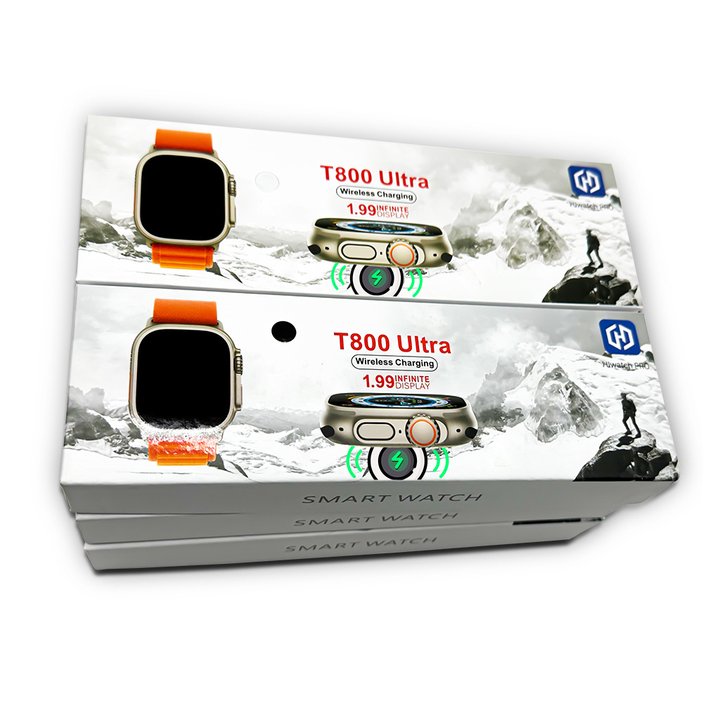 Nouveau T800Ultra montre intelligente Bluetooth appel fréquence cardiaque pression sang oxygène thermomètre étape informations_voghion.com