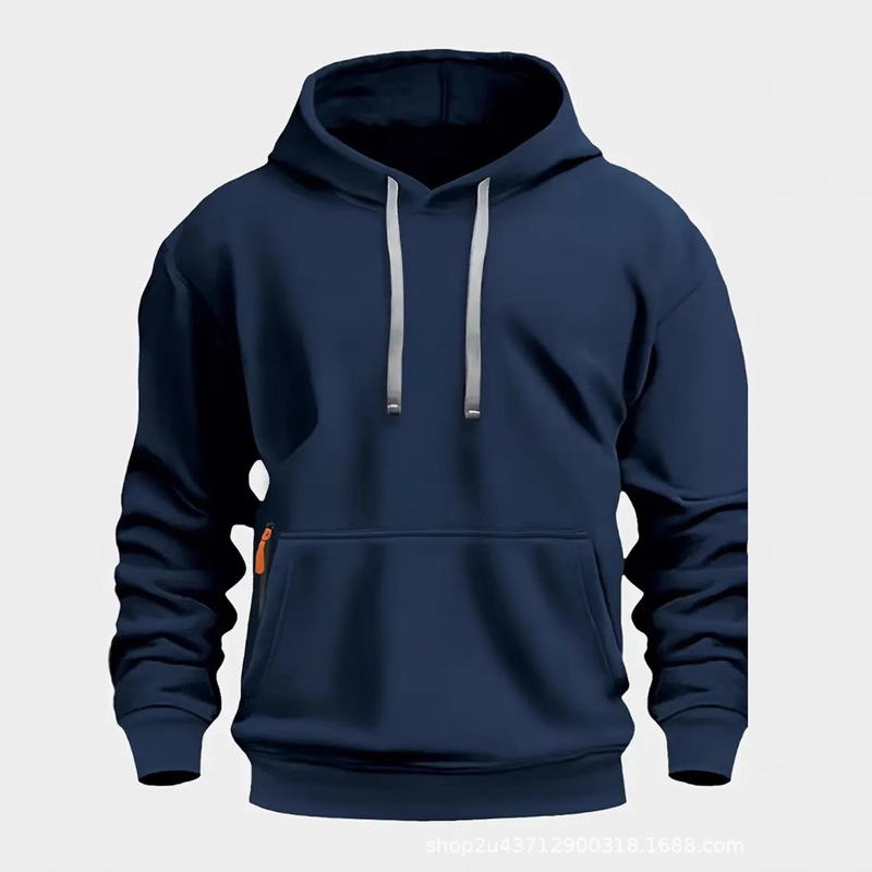2025 Men's Pullover Sweatshirt Spring & Fall Trendy Hooded Casual Sports Fashion Young Men's Comfortable and Versatile 2025 Men's Pullover Sweatshirt Spring & Fall Trendy Hooded Casual Sports Fashion Young Men's Comfortable and Versatile