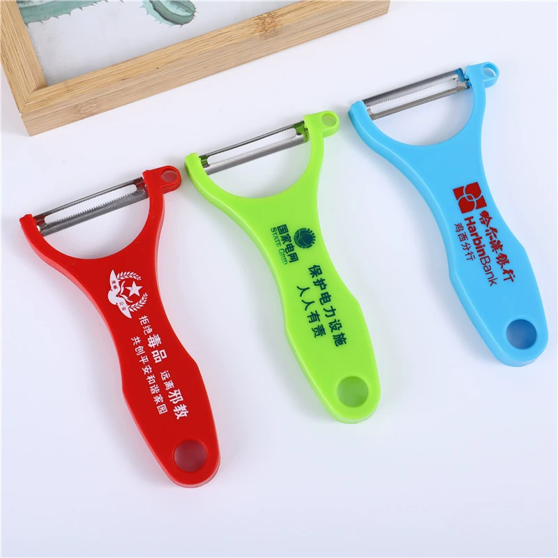 Нож для очистки из нержавеющей стали Картофельная Терка Многофункциональная Бытовая рубанок Нож для соскабливания картофеля Логотип для печати