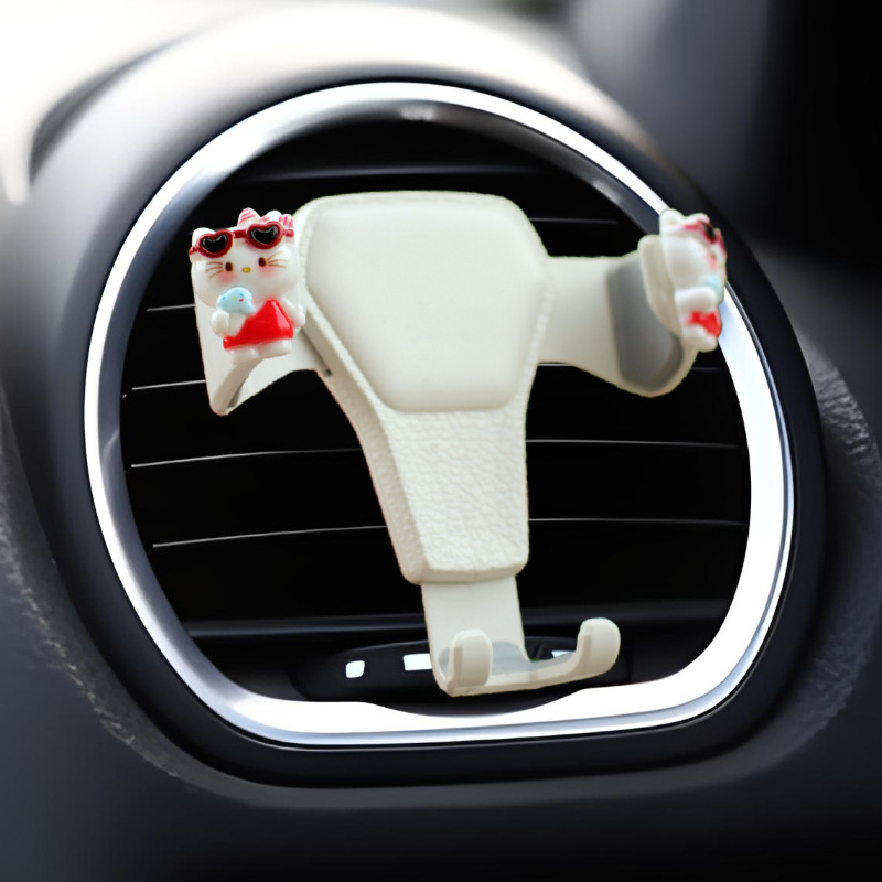 Lindo gancho de gatito asiento de coche portátil femenino gancho de remolque trasero gancho de coche gancho de coche gancho de respaldo de coche
