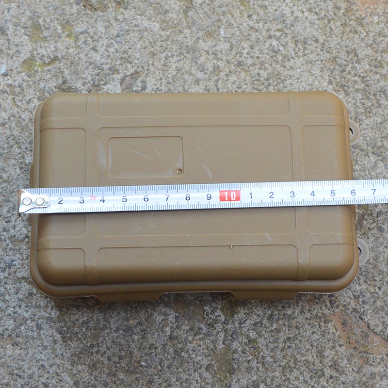 Tamaño pequeño EDC herramienta Caja Sellada caja de supervivencia al aire libre caja a prueba de golpes anti-presión Caja impermeable caja de almacenamiento de supervivencia de campo