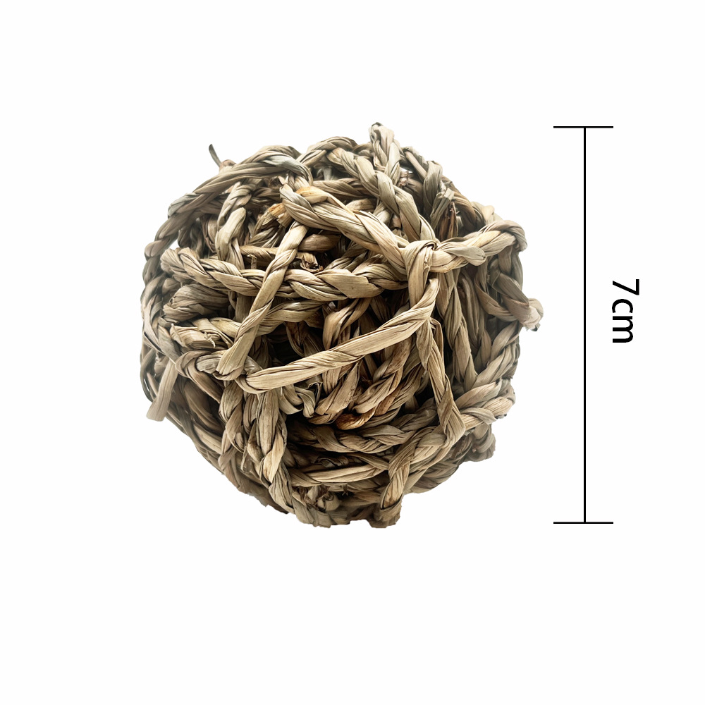 Pelota Molar de Hierba Marina para Conejos de Hierba Natural para Conejos y Cobayas