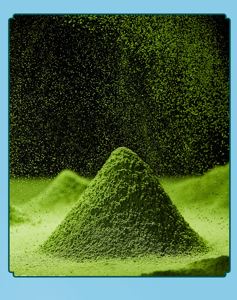 Natural Matcha Powder 454g Loose Green Tea Powder for Baking Drinks and Culinary Use in use