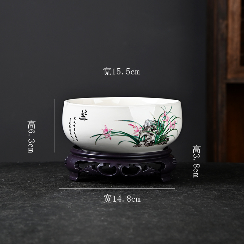 Cuenco de nenúfares, flores de cobre, macetas especiales con paletas, utensilios hidropónicos de cerámica, macetas grandes para el hogar, liquidación al por mayor