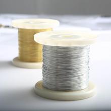 diy保色铜丝铜线绕线缠花首饰线发簪定型立体热缩片专业细铜丝线