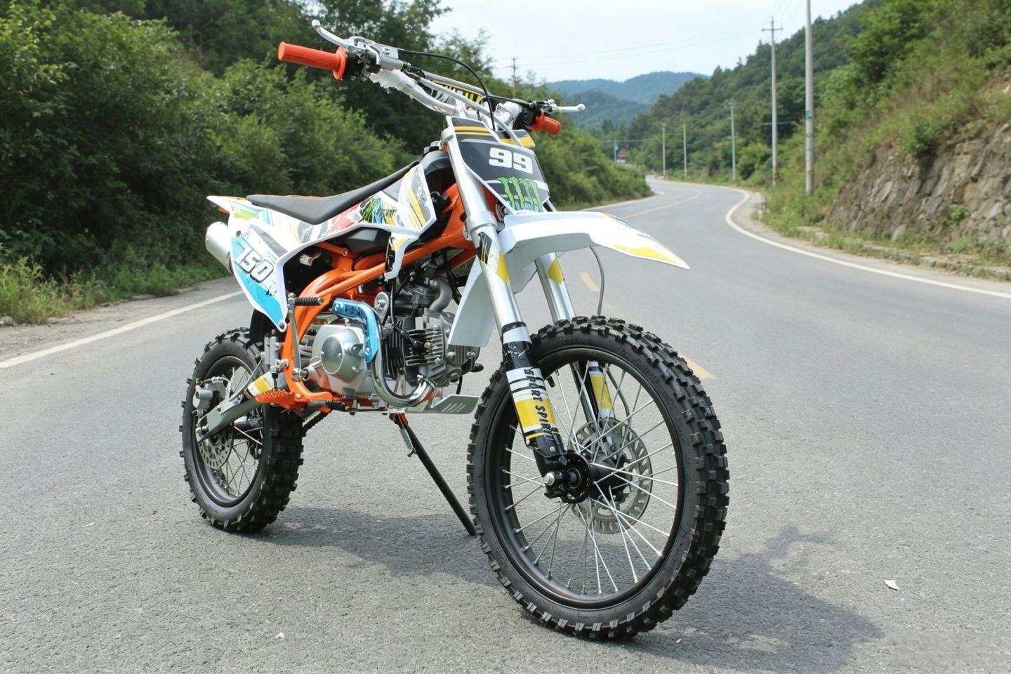Factory Direct Supply 150Cc Off-Road Motorcycle, Mountain Trail Racing Fuel-Powered Motorcycle, Adult Two-Wheel Vehicle