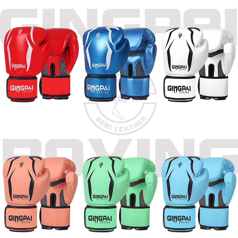 Boxing Gloves Children's Professional Fighting Gloves Adult Sanda Muay Thai Boxing Men's and Women's Training Breathable Thickened Sand Bag