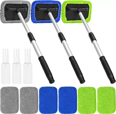 Car cleaning tools: Windshield Cleaning and Defogging Brushes - as-shown-in-set-1