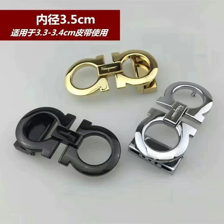 Đầu khóa dây lưng kiểu số 8, khóa trượt bằng hợp kim đồng đặc, bán trực tiếp từ nhà máy
