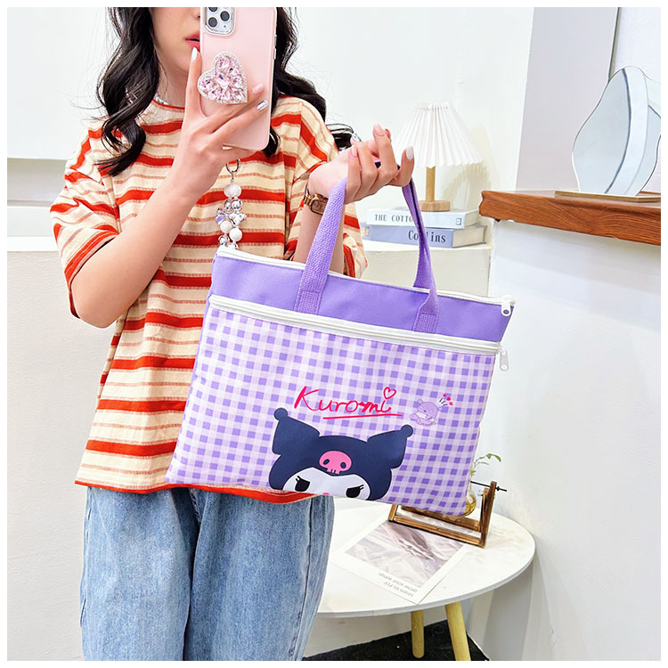 The new Spring 2024 Stardelo minimalist cartoon large-capacity student handbag, study materials and tutorial bag undefined