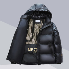 短款黑金羽绒棉服女冬季加厚抗寒大码情侣同款韩版时尚棉袄外套潮