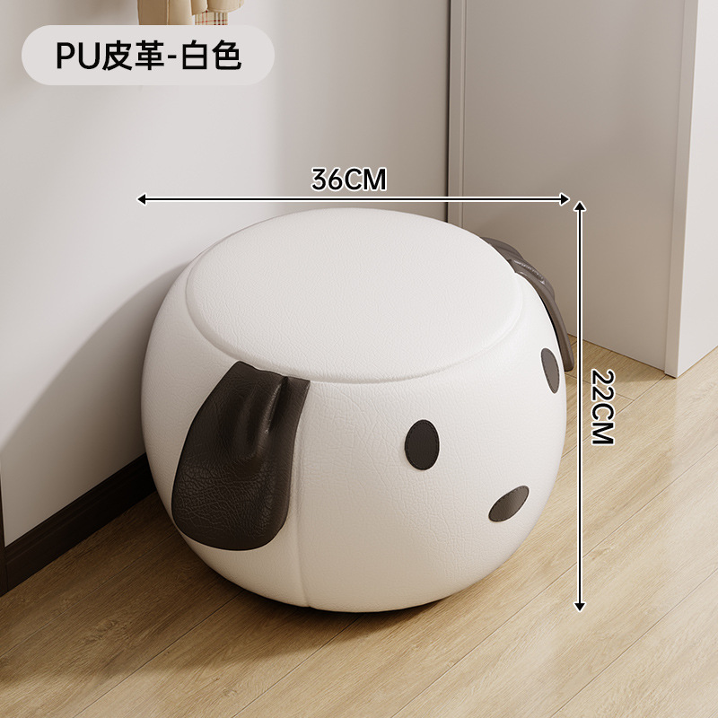 Taburete pequeño para cambiadores de zapatos domésticos Taburete pequeño para el portal Sofá fuerte Baja baja para la sala de estar Taburete pequeño
